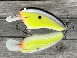 Black Label Balsa - Hickster - Balsa Crankbait - Chartreuse Magic - Zoom WEC Hicky