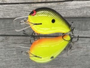 Black Label Balsa - Wreck - Balsa Squarebill - Chartreuse Black Back - Zoom WEC E-1