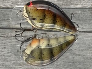 Black Label Balsa - Ricochet Jr. - Custom Balsa Crankbait - HD Craw Color