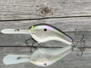 Black Label Balsa - Double D - Deep Diving Balsa Crankbait - Gizzard Shad Foil