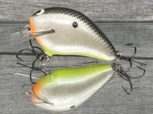 Black Label Balsa - Ricochet Jr. - Custom Balsa Crankbait - Hot Shad Color