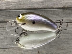 Black Label Balsa - Prowler - Custom Balsa Squarebill Crankbait - American Shad Color