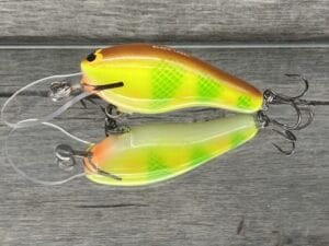 Black Label Balsa - K II - Custom Balsa Crankbait - Pineapple Color