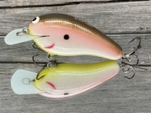 Black Label Balsa - Wobbler - Custom Balsa Crankbait - Tomato Shad Color