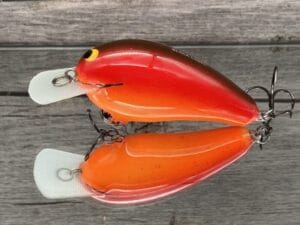 Black Label Balsa - Wobbler - Custom Balsa Crankbait - Hot Salsa Color