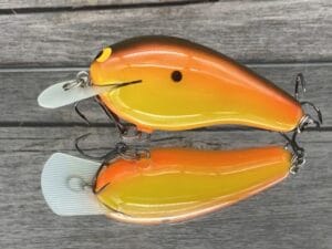 Black Label Balsa - Wobbler - Custom Balsa Crankbait - Simple Craw Color