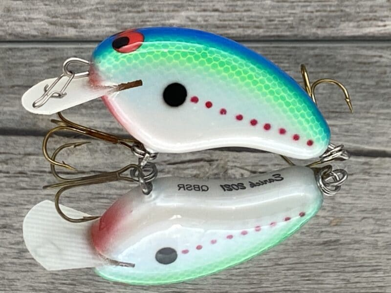 How to paint green pumpkin craw pattern on a new crankbait blank. 