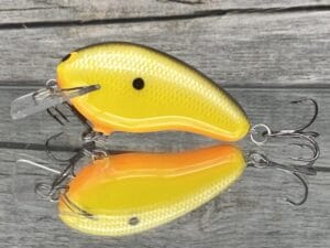 Black Label Balsa - Prowler - Custom Balsa Squarebill Crankbait - Mellow Yellow Color