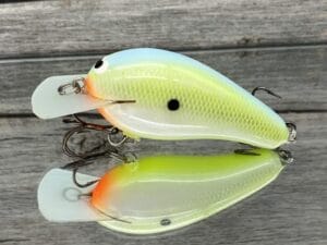 Black Label Balsa - Wobbler - Custom Balsa Crankbait - Citrus Candy Color