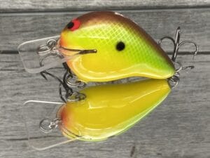 Black Label Balsa - Rattling Wreck - Balsa Squarebill - Chartreuse Classic - Zoom WEC E-1