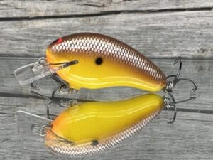 Black Label Balsa - Prowler - Custom Balsa Squarebill Crankbait - Spicy Mustard Color