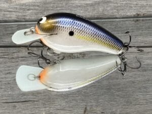 Black Label Balsa - Wobbler - Custom Balsa Crankbait - Threadfin Shad Pearl Color