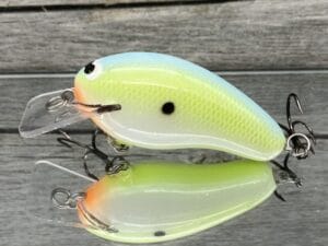 Black Label Balsa - Prowler - Custom Balsa Squarebill Crankbait - Citrus Candy Color