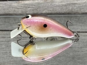 Greenfish Tackle - G2 - Custom Balsa Squarebill Crankbait - Morning Dawn Color