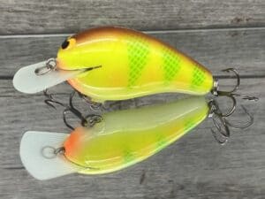 Black Label Balsa - Wobbler - Custom Balsa Crankbait - Pineapple