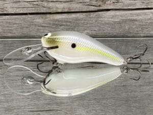 Black Label Balsa - K II - Custom Balsa Crankbait - Chartreuse Shad Color