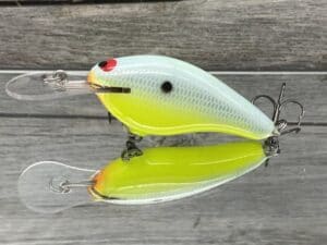 Black Label Balsa - Shiver 7 - Custom Balsa Crankbait - Candy Dolphin Color