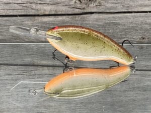 Black Label Balsa - Tapout - Custom Balsa Crankbait - Root Beer Color