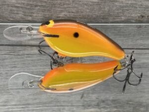 Black Label Balsa - Shiver 7 - Custom Balsa Crankbait - Simple Craw Color