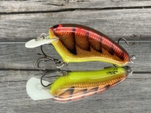 Black Label Balsa - Hickster - Signature Series Crankbait - Foiled 3 Alarm Craw Color