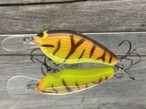 Black Label Balsa - Shiver 7 - Custom Balsa Crankbait - Spring Tiger Color