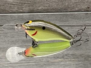 Black Label Balsa - Shiver 7 - Custom Balsa Crankbait - Moon Shine Color