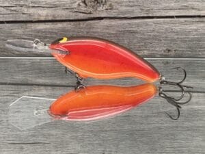 Black Label Balsa - Tapout - Custom Balsa Crankbait - Hot Salsa Color