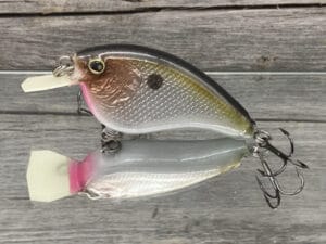 The Lure Forge - 2.5 Flatside - Balsa Crankbait - Clear Water Shad Color