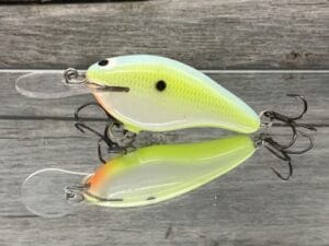 Black Label Balsa - Shiver 7 - Custom Balsa Crankbait - Citrus Candy Color