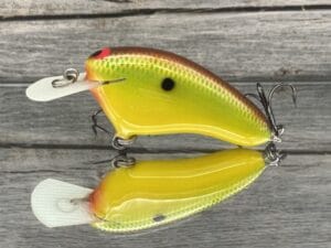 Black Label Balsa - Hickster - Balsa Crankbait - Chartreuse Classic - Zoom WEC Hicky