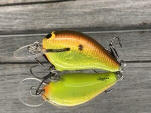 Black Label Balsa - Rumble-Signature Series - Balsa Crankbait - Burnt Granny Color