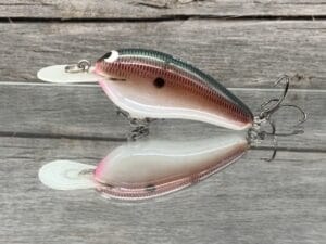 Black Label Balsa - Little Cliffie - Custom Balsa Crankbait - Hustler Color