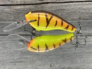 Black Label Balsa - K II - Custom Balsa Crankbait - Spring Tiger Color