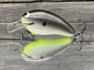 Black Label Balsa - Prowler - Custom Balsa Squarebill Crankbait - Hot Date Color