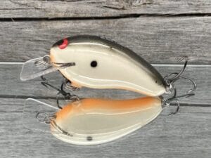 Black Label Balsa - Prowler - Custom Balsa Squarebill Crankbait - Bone Khaki Color