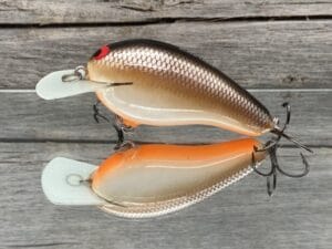 Black Label Balsa - Wobbler - Custom Balsa Crankbait - Hot Chocolate Color