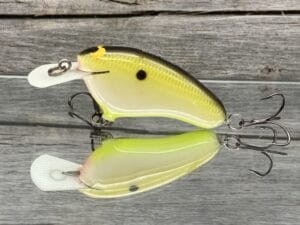 Black Label Balsa - Hickster - Balsa Crankbait - Bone Shad - Zoom WEC Hicky