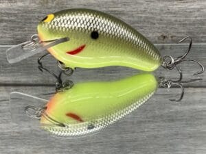 Black Label Balsa - Prowler - Custom Balsa Squarebill Crankbait - Moon Shine Color