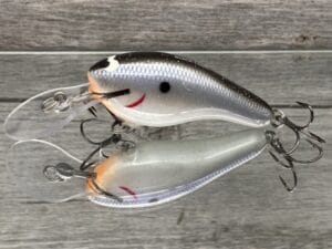 Black Label Balsa - K II - Custom Balsa Crankbait - Electric Shad Color