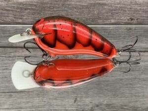 Black Label Balsa - Wobbler - Custom Balsa Crankbait - Delta Craw Color