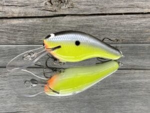 Black Label Balsa - K II - Custom Balsa Crankbait - Chartreuse Magic Color