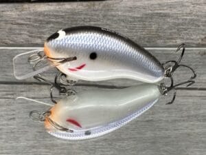 Black Label Balsa - Prowler - Custom Balsa Squarebill Crankbait - Electric Shad Color