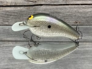 Black Label Balsa - Wobbler - Custom Balsa Crankbait - Gizzard Shad Foil Color