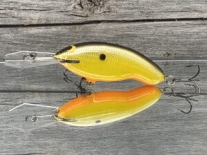 Black Label Balsa - Tapout Jr - Custom Balsa Crankbait - Mellow Yellow Color