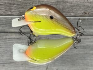 Black Label Balsa - CBS 1 - Balsa Squarebill Crankbait - River Bream Color - Bagley B1