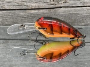 Black Label Balsa - Rock Hound - Custom Balsa Crankbait - 3 Alarm Craw Color