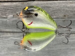 Black Label Balsa - Wreck Jr. - Signature Series Crankbait - Foiled Piebald Plemmons Color