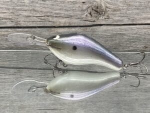 Black Label Balsa - 300 Proof - Custom Balsa Crankbait - American Shad Color