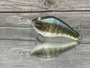 Black Label Balsa - 300 Proof - Custom Balsa Crankbait - Pearl Crappie Color