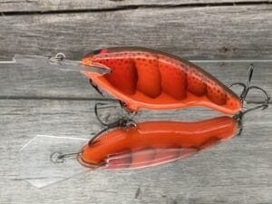 Black Label Balsa - Tapout - Custom Balsa Crankbait - Crush Craw Color